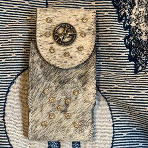 Western cowhide XL Cell Phone Case